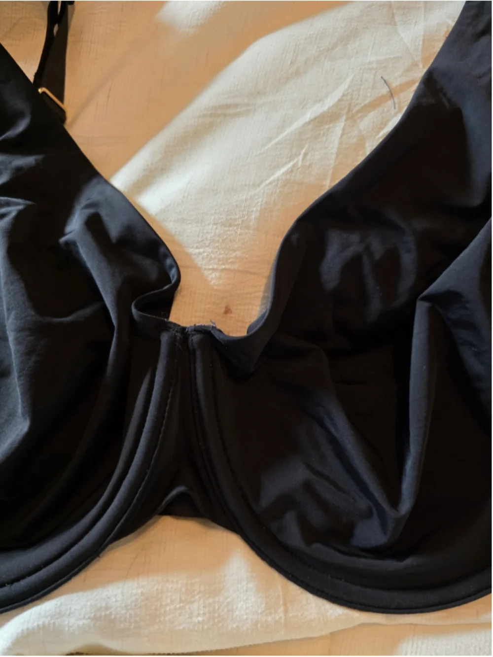WOMEN PLUS Thirdlove Classic Second Skin Unlined Bra 42B Black Microfiber Wired